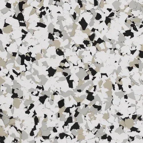 Quicksilver flake blend swatch