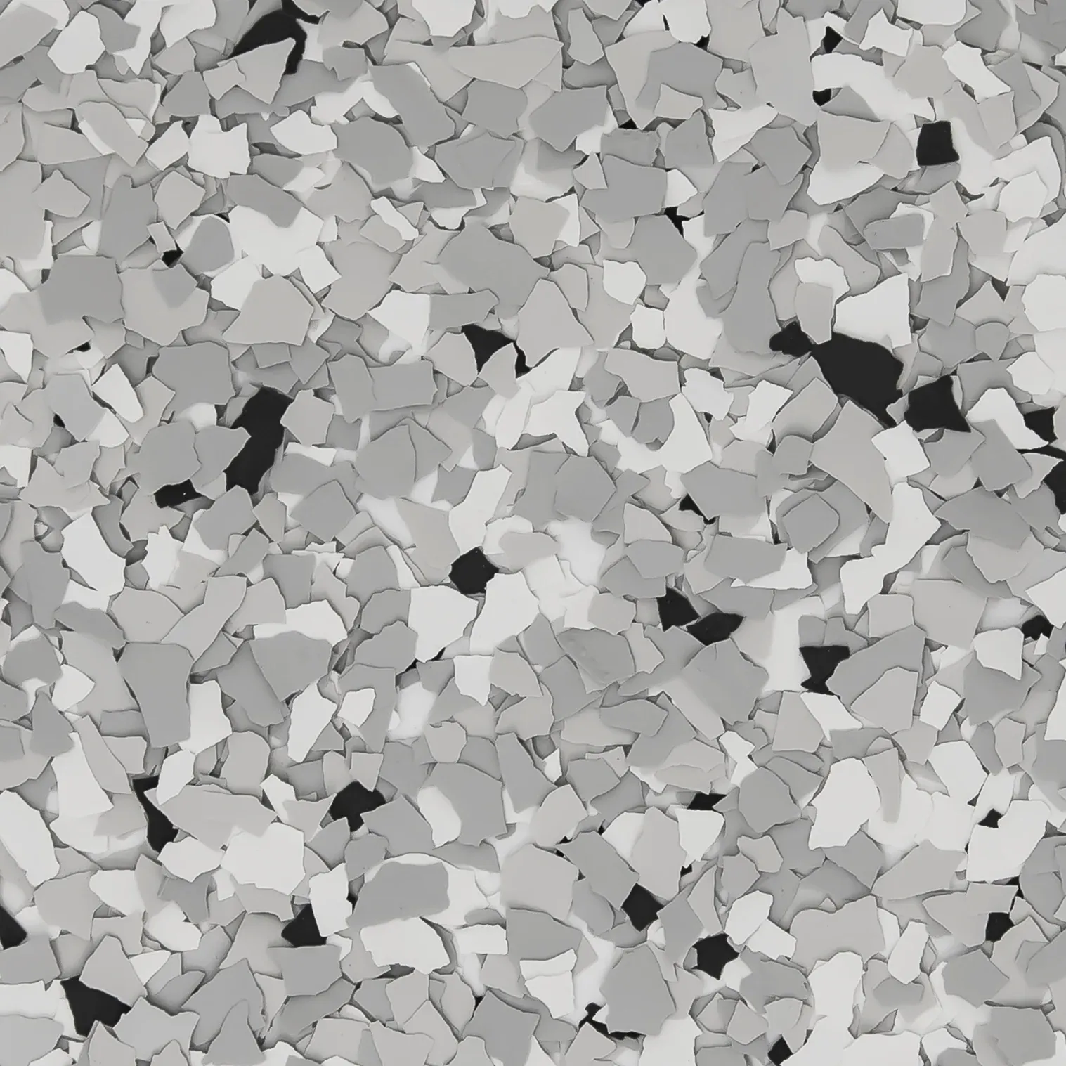Feather Gray flake blend swatch
